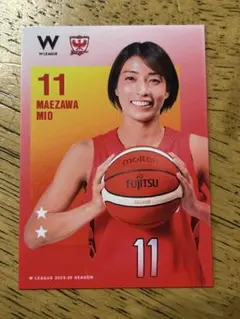Wリーグ トレーディングカード 前澤 澪選手
