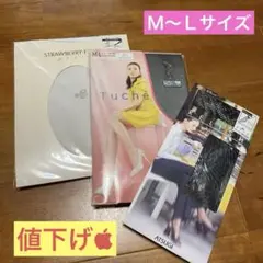 ︎ ATSUGI 、STRAWBERRY-FIELDSストッキング＆靴下の3点