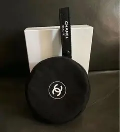 新品 _ ブラック_ノベルティミニポーチ小銭入れ