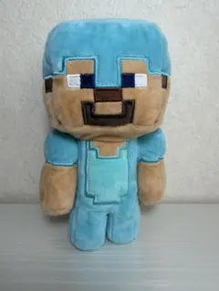マインクラフトぬいぐるみ【ダイアモンドスティーブ】のサムネイル