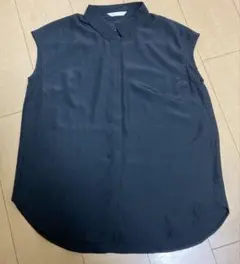 【美品】BEAMS HEAT ノースリーブシャツ　レディース　黒