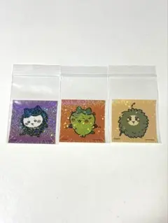 ちいかわマーケット限定 ホログラムステッカー ハロウィン （全3種）のサムネイル
