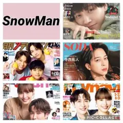 月刊ザテレビジョン TVガイドSODA TVfan TVnavi SnowMan