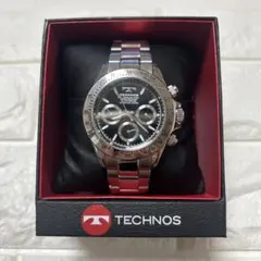 TECHNOS TSM401SB メンズ 腕時計 クロノグラフ