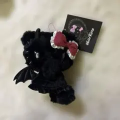 【レア】 キーホルダー天使と小悪魔 完売品 ブラック