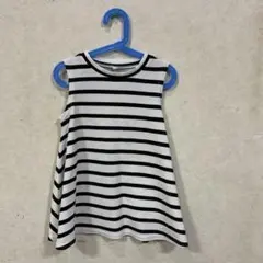 ノースリーブストライプワンピース 120