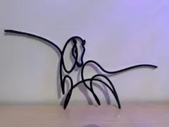 馬　ラインアートオブジェ