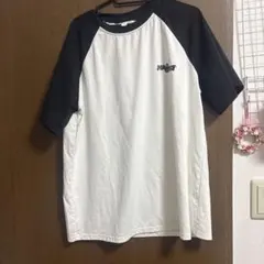ラグランTシャツ ホワイト ブラック