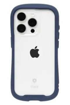 iFace ネイビー バンパーフレームケース iPhone14
