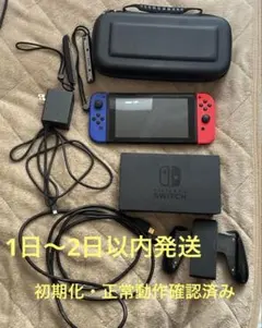 Nintendo Switch 初期型 ネオンブルー/レッド SD128GB - メルカリ