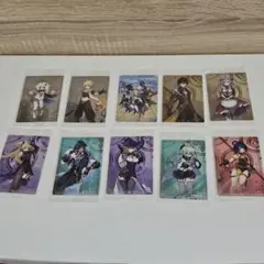 【未開封品】原神ウエハースカード10枚セット
