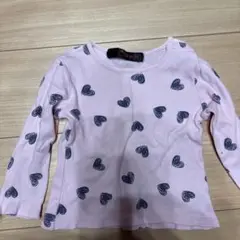 Sospita ハート柄 長袖Tシャツ 90
