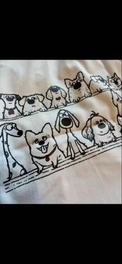 新品 ワンちゃん 犬ちゃん Tシャツ ゆったりシルエット シャツ L