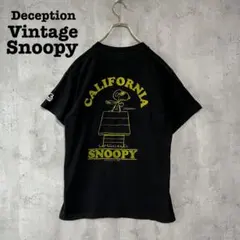 Deception Vintage Snoopy Tシャツ S 黒 希少のサムネイル