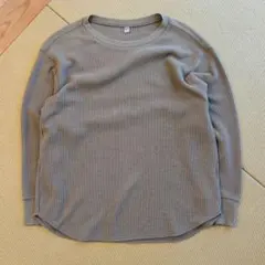 廃盤品 00s old uniqlo ワッフル サーマル カットソー y2k