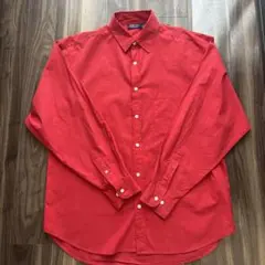 PROFILE 長袖シャツ レッド Lサイズ