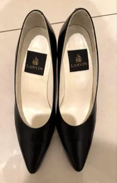 LANVIN ブラック パンプス