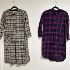 マタニティパジャマ　ワンピース　産前産後　綿100%　２着セット