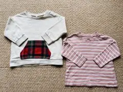 西松屋　トップス　70-80cm トレーナー　ロンT 2点セット