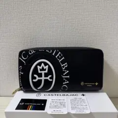 【新品同様】カステルバジャック コメット　ラウンドファスナー　長財布 ブラック