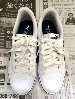 PUMA スニーカー ホワイト ネイビー