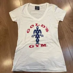 GOLD'S GYM VネックTシャツ XSサイズ
