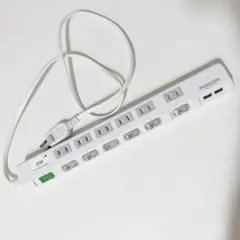 サンワサプライUSB充電ポート付き節電タップ TAP-B108U-1W