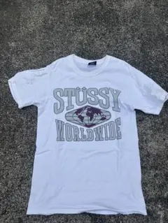STÜSSY WORLDWIDE Tシャツ S ホワイト