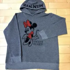 最終値下げ★Disney ディズニー✨裏起毛パーカー ミニー　ビッグサイズ 5L