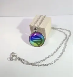 ポケモン　メガストーン　ペンダント　ネックレス　シルバー