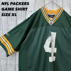 NFL グリーンベイ・パッカーズ FAVRE 4 ゲームシャツ L USA製 - メルカリ