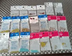 スワロフスキー&プレシオサ ラウンド型チャトン 色々セット 新品未使用