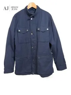 アルマーニ ジーンズ ジャケット コート ダウン アウター オールド ネイビー