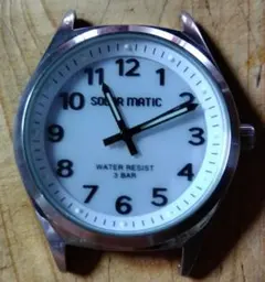 고장·부품용 品 CREPHA SOLAR MATIC ソーラー腕時計 ベルトなし