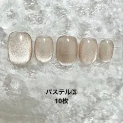 うるうるマグネットネイルチップ パステル ③ネイルチップ サイズ変更＋100円