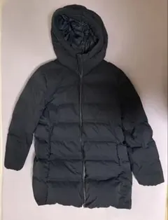 UNIQLO ユニクロ シームレスダウンコート XXL ネイビー フード付きのサムネイル