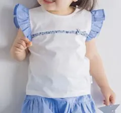 BEBE birthday party フリル袖 Tシャツ 90cm