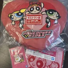 パワーパフガールズ1番くじ ラストワン賞　E賞タオル　F賞ラバーコレクション