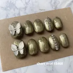 現品　ジェルネイルチップ　蝶々