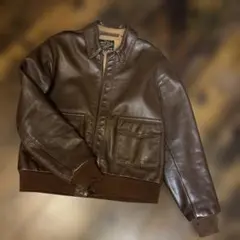 【イングランド製】 AERO LEATHER A-2 フライト レザージャケット Aero Leathers 【カスタム可】 エアロレザー AERO LEATHER