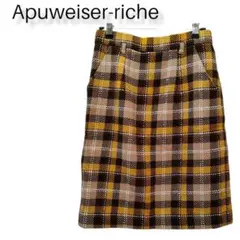 Apuweiser-riche アプワイザーリッシェ チェックスカート