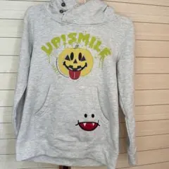 UP! SMILE グレー パーカー Mサイズのサムネイル