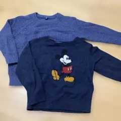 UNIQLO ミッキーマウス セーター ネイビー