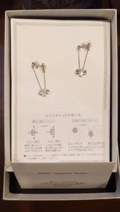 HARIO Lampwork Factory ピアス リトルティアーズのサムネイル