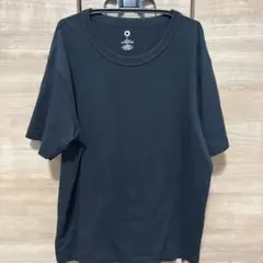 【ユニセックスLサイズ】ブラックTシャツ 綿100％ ベーシック 無地