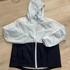 adidas ウィンドブレーカー 140cm水色のサムネイル