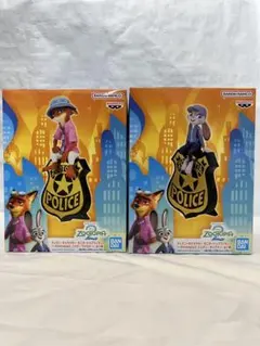 ズートピア モニタートップフィギュア ニック ジュディ フィギュア 2個セット