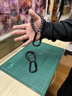 パラコード、ハンドストラップ、キーホルダー、2個セット