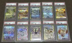 【PSA10】テラスタルフェスex ブイズSAR 10枚セット