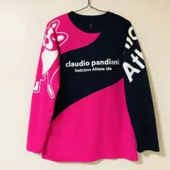 soccer junkiy Lサイズ ネイビー ピンク 長袖シャツ ロンT